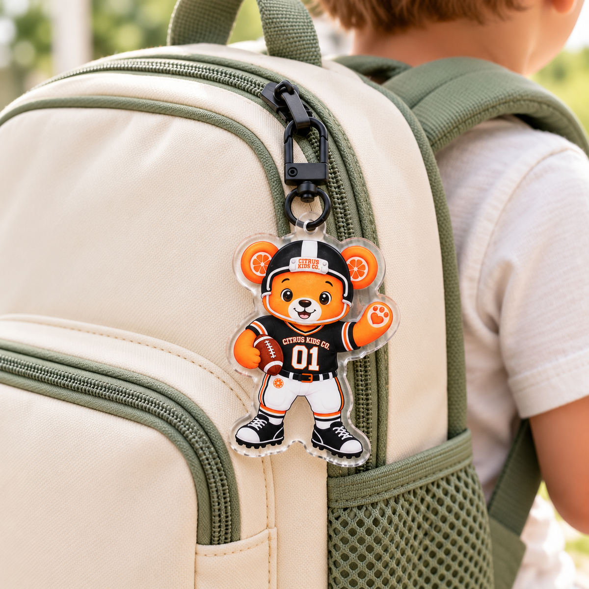 Football Howerbell Keychain