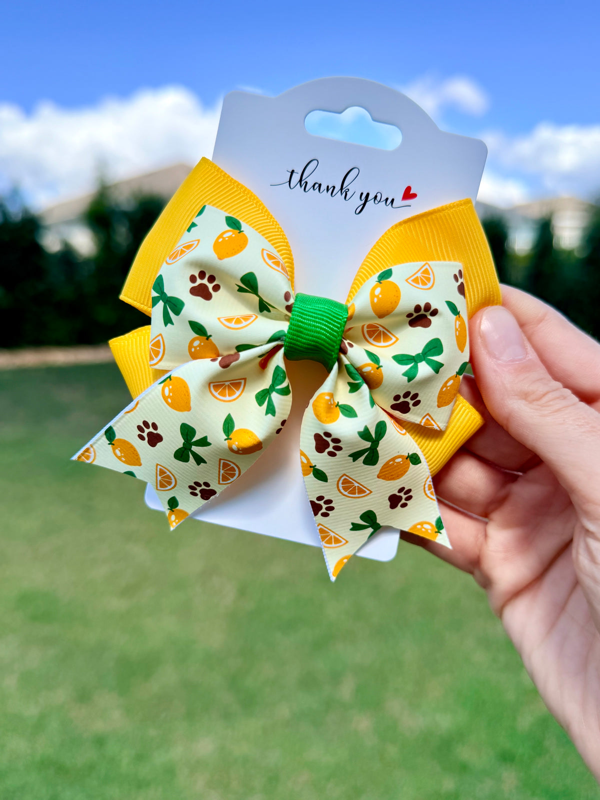 Lemon Drop Bow