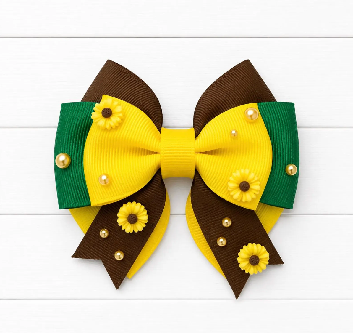 Sunflower Fancy Bow