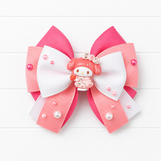Pink Bunny Bow