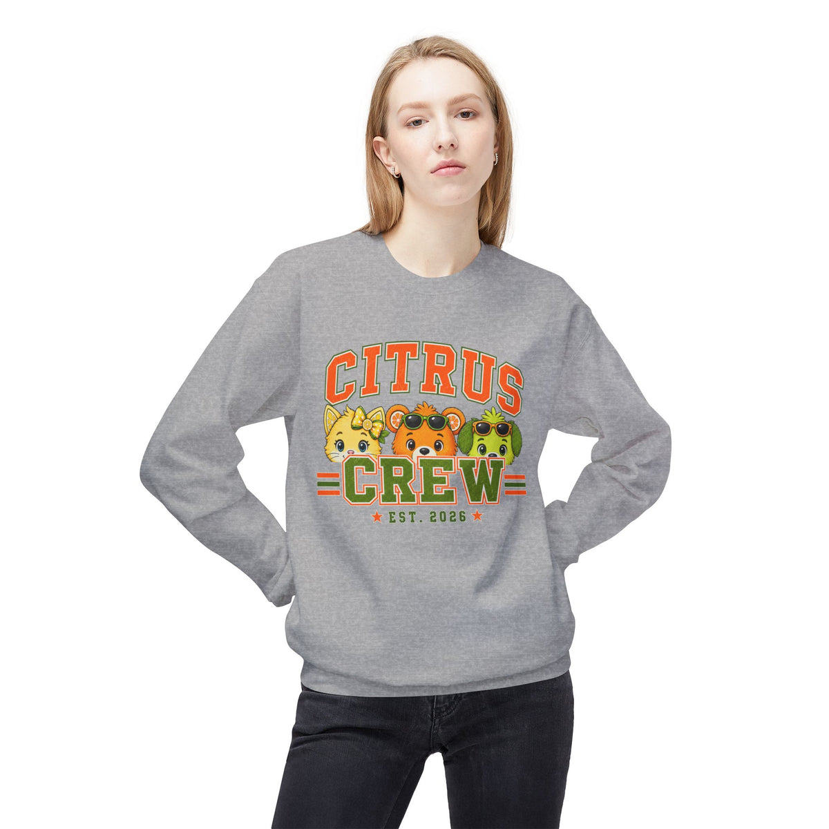 Citrus Crew Sweatshirt – Graphic Crewneck