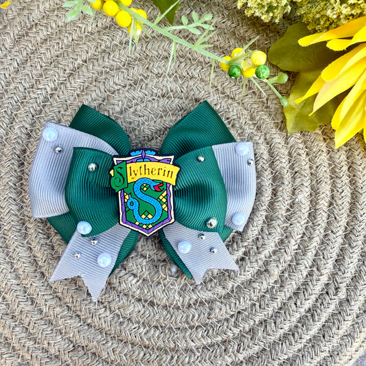 Slytherin Fancy Bow