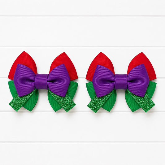 Ariel Pigtail Bows