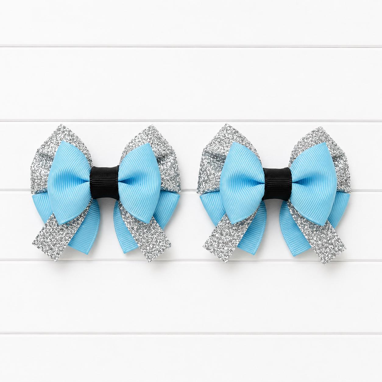 Cinderella Pigtail Bows
