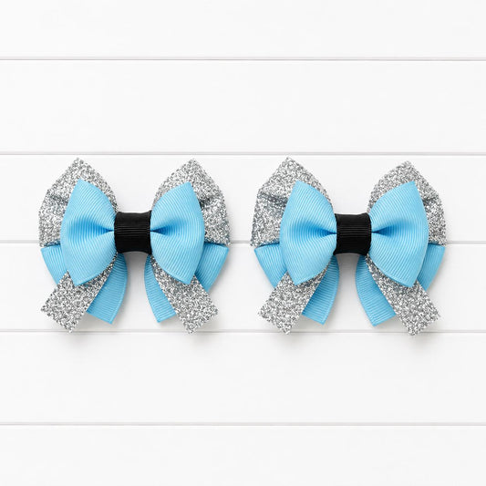 Cinderella Pigtail Bows