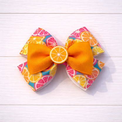 Citrus Signature Grosgrain Bow