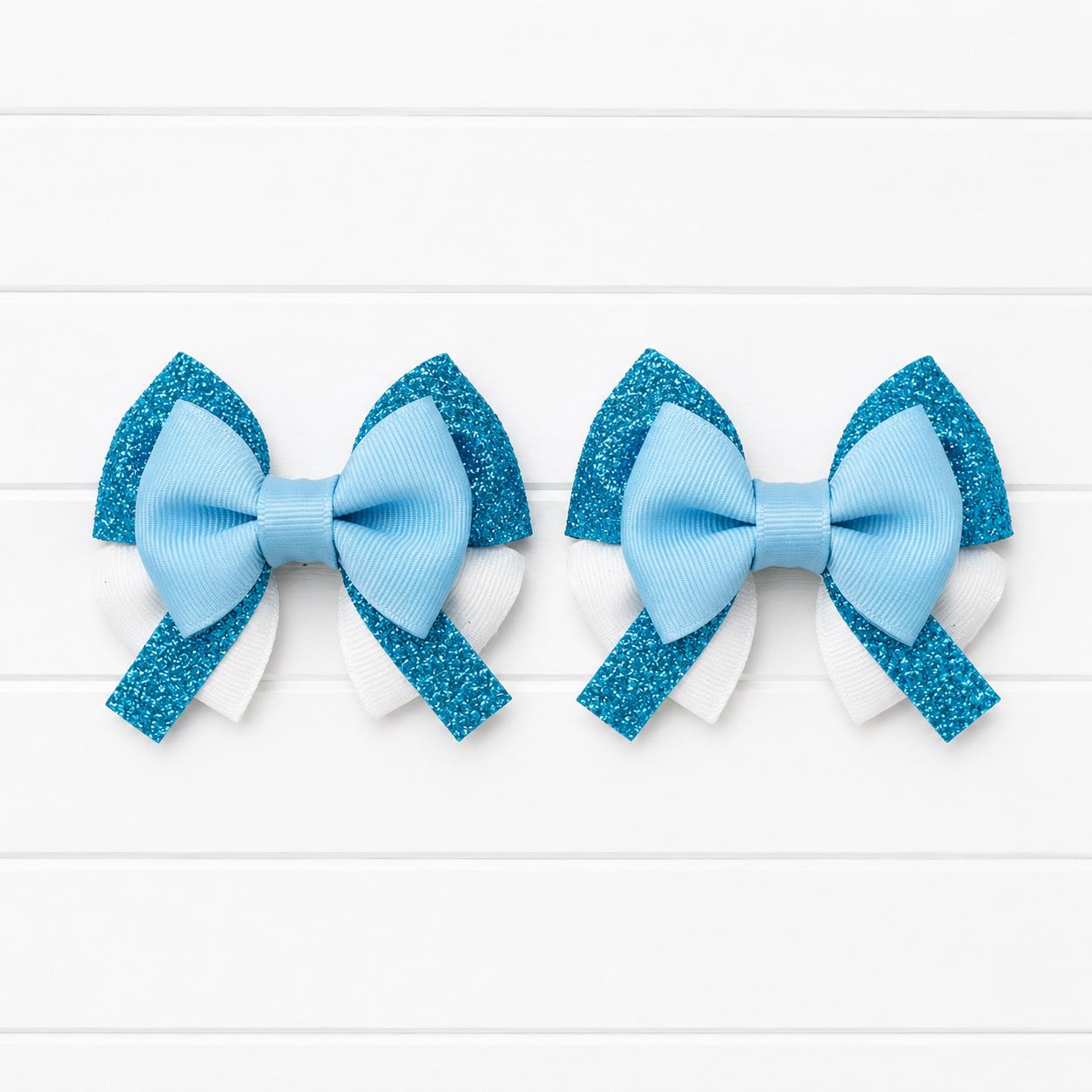 Elsa Pigtail Bows