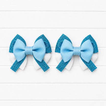 Elsa Pigtail Bows