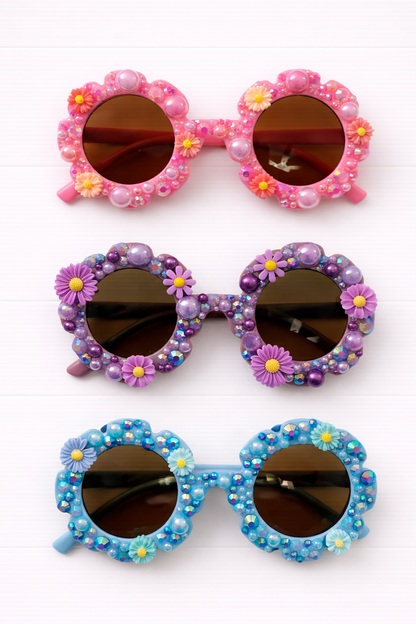 Blue Bloom Sunglasses