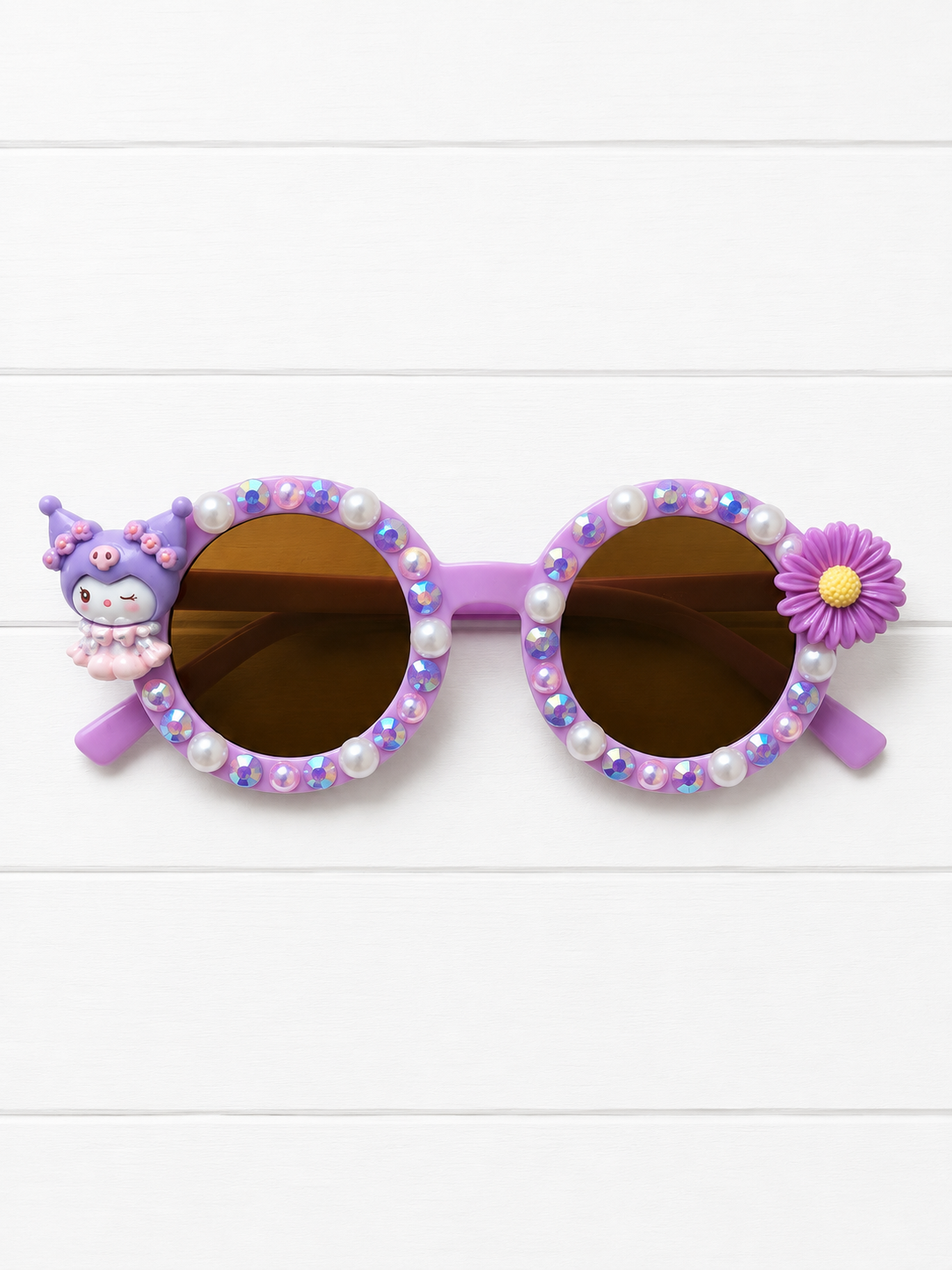 Mischievous Purple Kitty Sunglasses