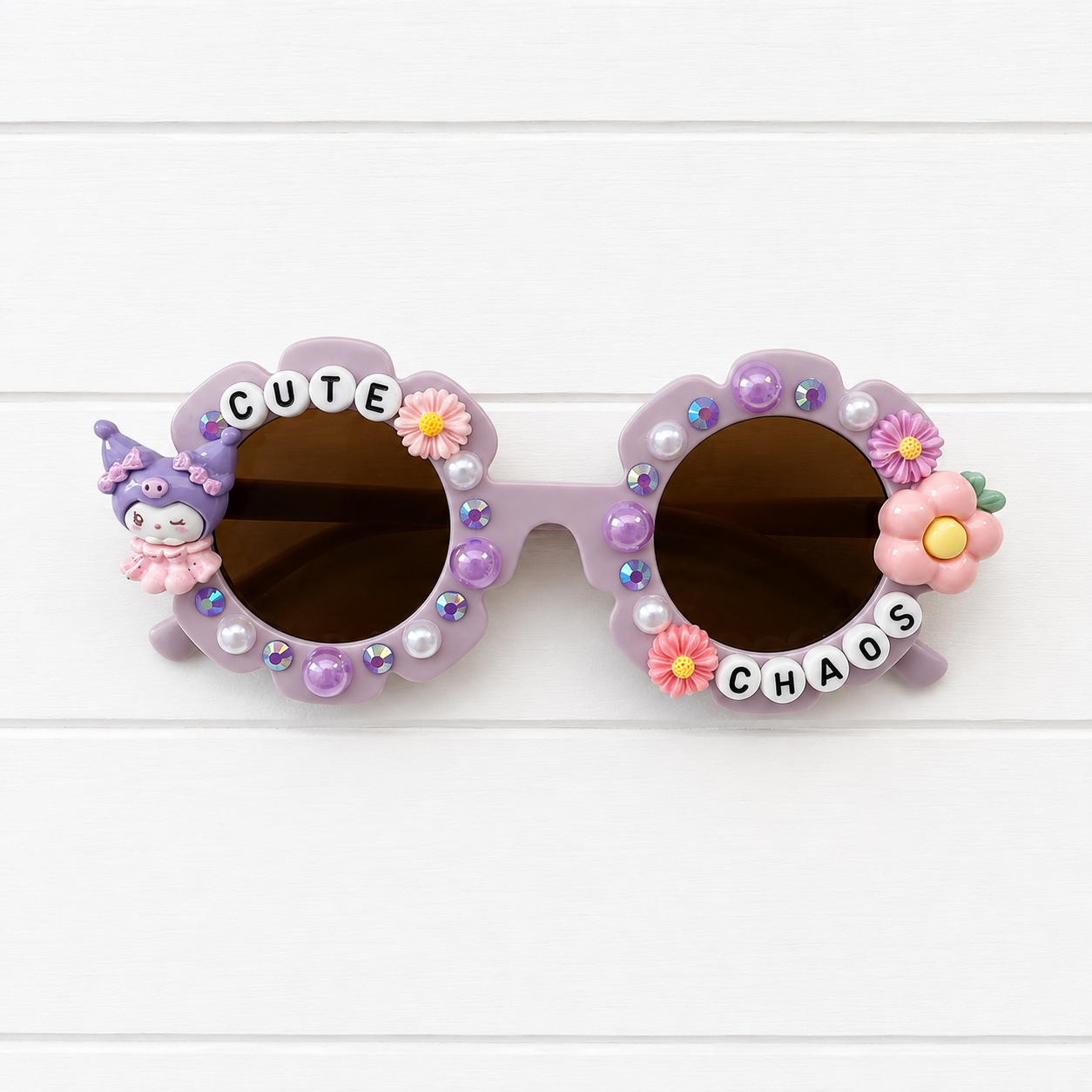 Cute Chaos Purple Sunglasses