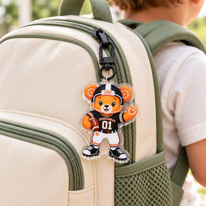 Football Howerbell Keychain