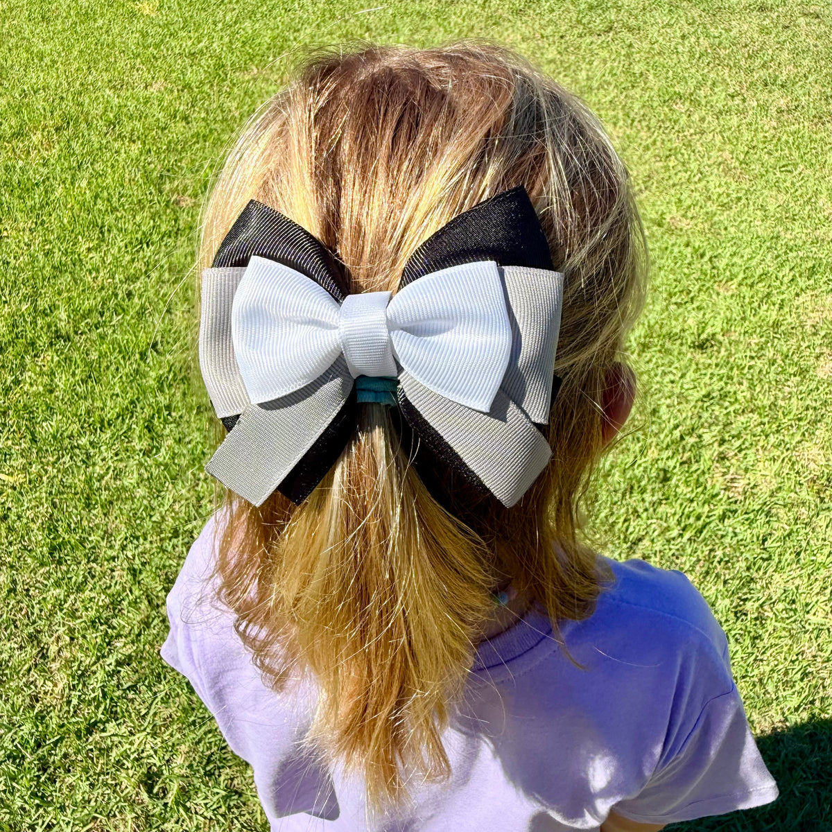 Black and White Bow