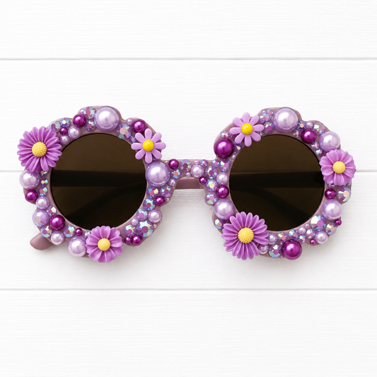Purple Bloom Sunglasses