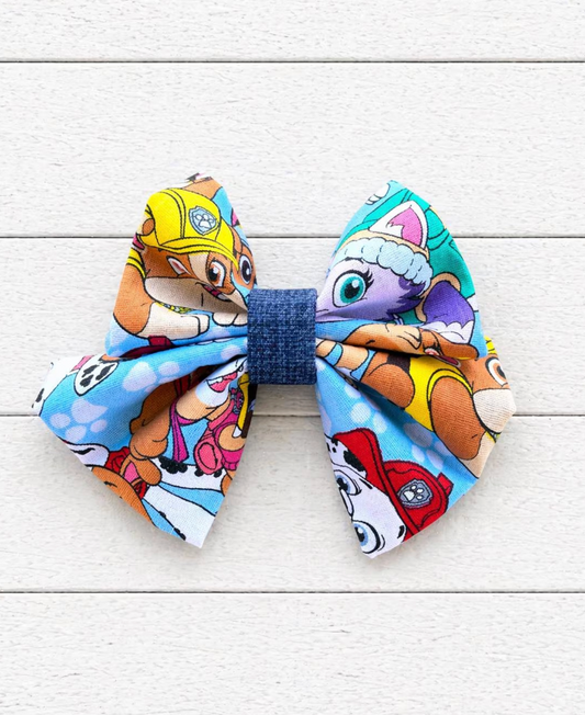 Rescue Pups Cotton Bow