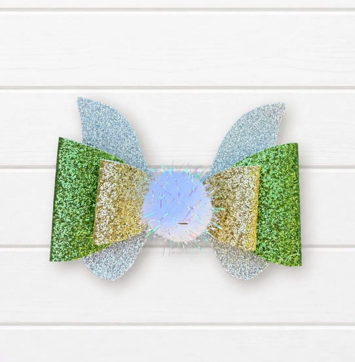 Tinkerbell Faux Leather Bow