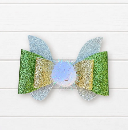 Tinkerbell Faux Leather Bow