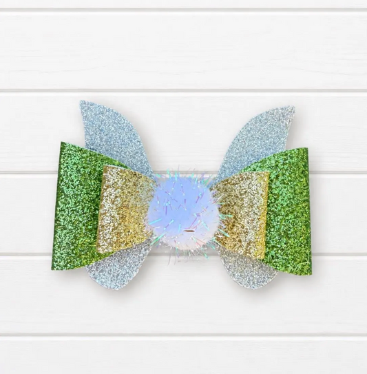 Tinkerbell Faux Leather Bow