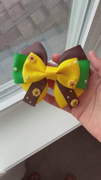 Sunflower Fancy Bow