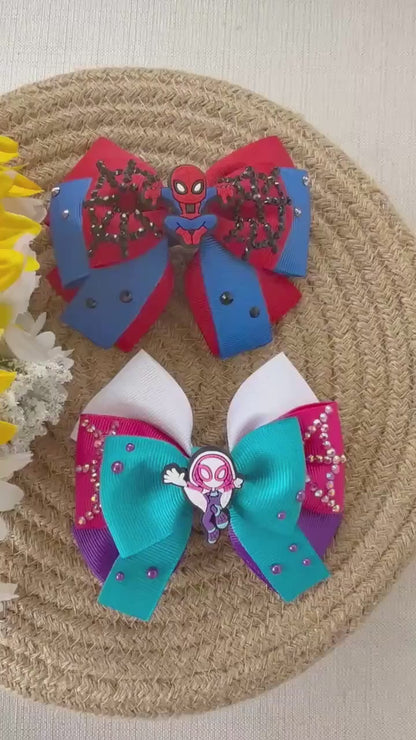 Spidey Fancy Bow