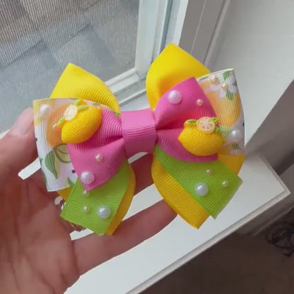 Pink Lemonade Bow